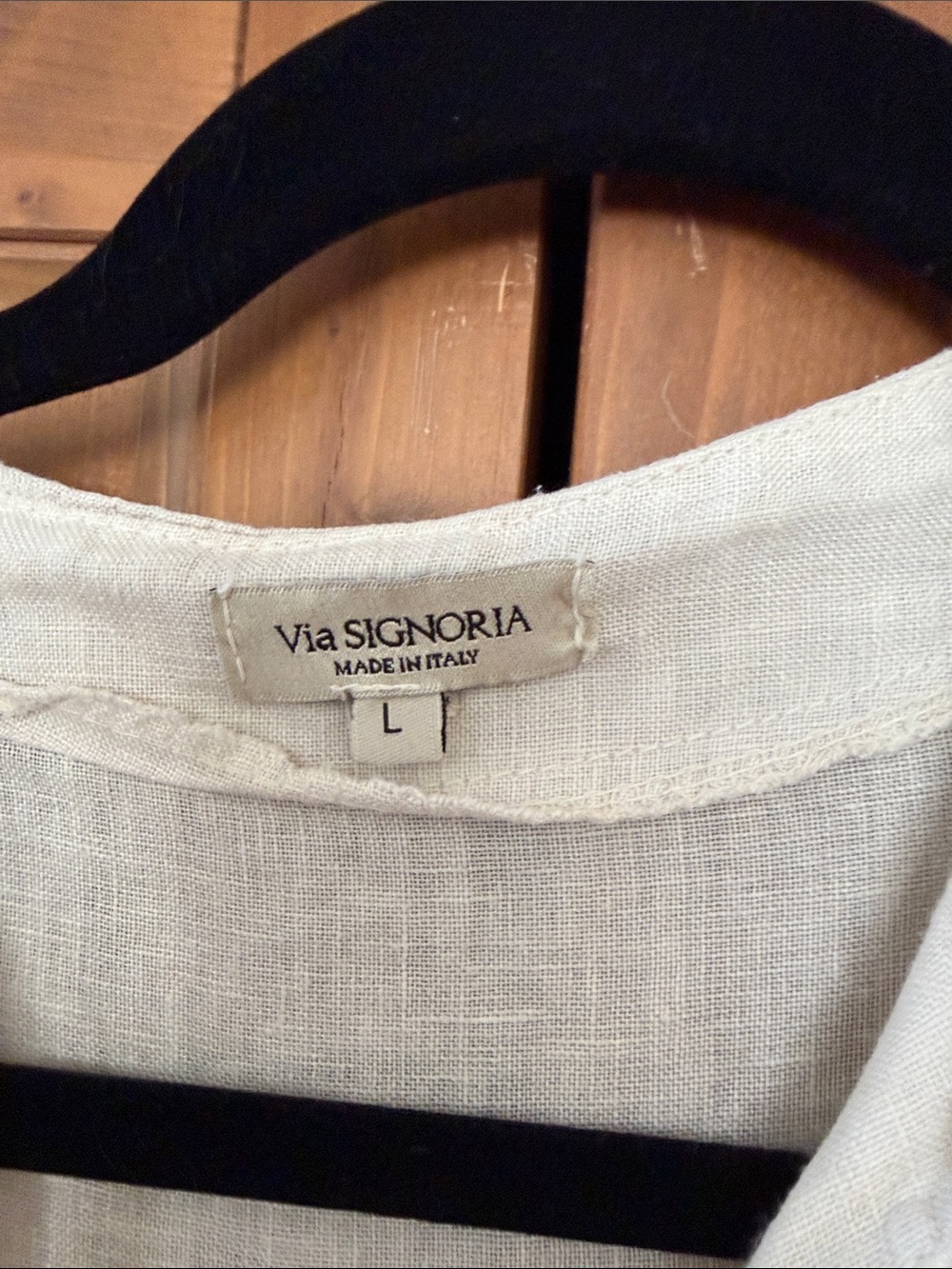 Super cute Italian linen dress with embroidery - Picture 2 of 4